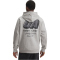 UNDER ARMOUR Rival HBR Logo Hoodie Herren 011 - mod gray light heather/castlerock L