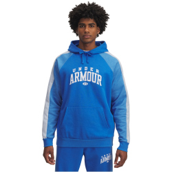 UNDER ARMOUR Rival Colorblock Hoodie Herren 402 - blue...