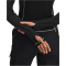 UNDER ARMOUR ColdGear Textured 1/2-Zip Baselayer Trainingsshirt Damen 003 - black/white/metallic silver L