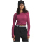 UNDER ARMOUR ColdGear Textured Baselayer Sweatshirt Damen 659 - fuchsia dusk/dark maroon/metallic silver L