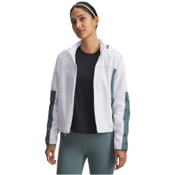 UNDER ARMOUR Velociti Pro ColdWeather Laufjacke Damen 100 - white/jasper blue/reflective M