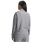 UNDER ARMOUR Icon HeavyWeight 1/2-Zip Sweatshirt Damen 011 - mod gray medium heather/white M