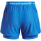 UNDER ARMOUR Tech Play Up 2in1 Trainingsshorts Mädchen 402 - blue atlantis/blue atlantis/white L (149-160 cm)