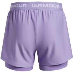 UNDER ARMOUR Tech Play Up 2in1 Trainingsshorts Mädchen 538 - transparent/transparent/white L (149-160 cm)