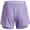 UNDER ARMOUR Tech Play Up 2in1 Trainingsshorts Mädchen 538 - transparent/transparent/white L (149-160 cm)