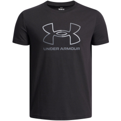UNDER ARMOUR Foundation T-Shirt Jungen 001 - black/mod gray XS (122-127 cm)