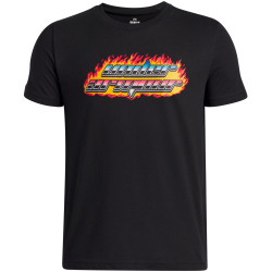 UNDER ARMOUR Flame T-Shirt Jungen 001 - black/racer red...