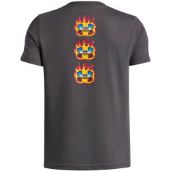 UNDER ARMOUR Flame T-Shirt Jungen 025 - castlerock/racer...