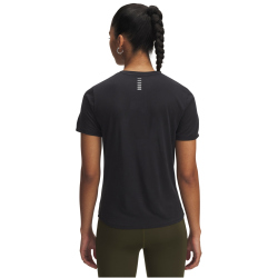 UNDER ARMOUR Launch Jacquard Laufshirt Damen 004 - black/reflective M