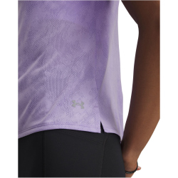 UNDER ARMOUR Launch Jacquard Laufshirt Damen 538 - transparent/reflective M