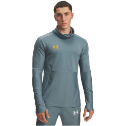 UNDER ARMOUR Challenger Pro Winter langarm Fußball Trainingstrikot Herren 587 - jasper blue/squad orange L