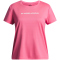 UNDER ARMOUR Tech Wordmark Graphic Trainingsshirt Mädchen 672 - super pink/white XL (160-170 cm)