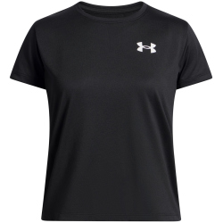 UNDER ARMOUR Tech Trainingsshirt Mädchen 005 - black/white XS (122-127 cm)