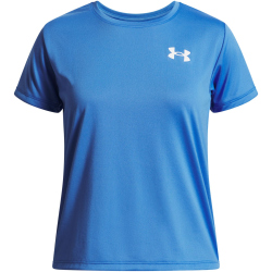 UNDER ARMOUR Tech Trainingsshirt Mädchen 402 - blue atlantis/white M (137-149 cm)