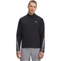 UNDER ARMOUR Velociti Storm wasserabweisende Laufjacke Herren 002 - black/castlerock/reflective L