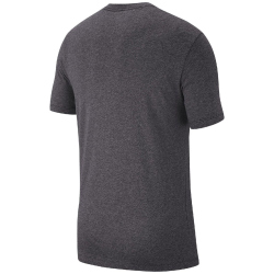 NIKE Sportswear T-Shirt Herren dk grey heather/black/white M