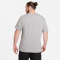 NIKE Sportswear T-Shirt Herren dk grey heather/black/white M
