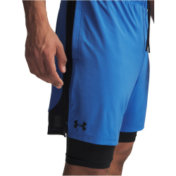 UNDER ARMOUR Tech Vent 2in1 Trainingsshorts Herren 402 - blue atlantis/black/black XXL