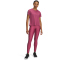 UNDER ARMOUR Tech WM Tape Leggings Damen 659 - fuchsia dusk/black/white L