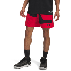 UNDER ARMOUR Zone 7" Woven Graphic Basketballshorts Herren 600 - red/black/black L