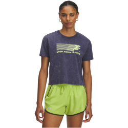 UNDER ARMOUR Run Graphic Laufshirt Damen 403 - washed...