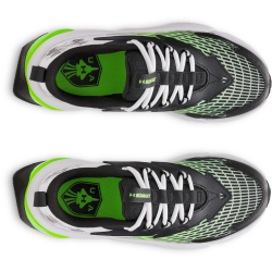 UNDER ARMOUR Scramjet 7 Laufschuhe Jungen 100 - white/hyper green/black 36