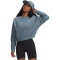 UNDER ARMOUR Rival Fleece Piped Sweatshirt Damen 587 - jasper blue/white L