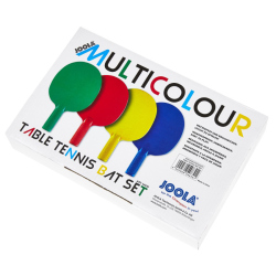 JOOLA Outdoor Tischtennisschläger Set Multicolor 4x...