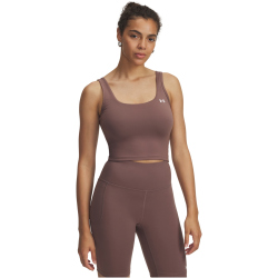 UNDER ARMOUR Motion Tanktop Damen 256 - sierra taupe/white L