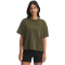UNDER ARMOUR HeavyWeight Boxy Wash T-Shirt Damen 308 - expedition green/black L