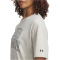 UNDER ARMOUR Rival Oversize Campus T-Shirt Damen 110 - summit white/black M