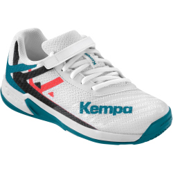Kempa Wing 2.0 Handballschuhe Kinder weiß/rot/schwarz 28