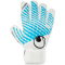uhlsport FM Cybertec Starter Soft Torwarthandschuhe weiß/cyberblau/schwarz 2