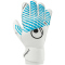 uhlsport FM Cybertec Soft Pro Torwarthandschuhe weiß/cyberblau/schwarz 4