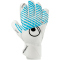 uhlsport FM Cybertec Supersoft Torwarthandschuhe weiß/cyberblau/schwarz 6