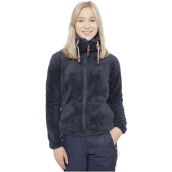 ICEPEAK Colony S8 Midlayer flauschige Fleecejacke Damen 990 - basic black XS
