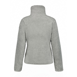 ICEPEAK Colony S8 Midlayer flauschige Fleecejacke Damen 810 - light grey XS