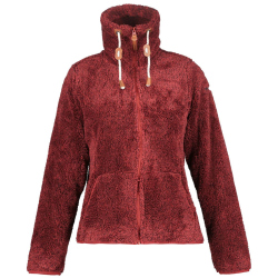 ICEPEAK Colony S8 Midlayer flauschige Fleecejacke Damen 690 - wine XS