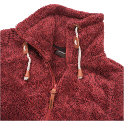ICEPEAK Colony S8 Midlayer flauschige Fleecejacke Damen 690 - wine XS