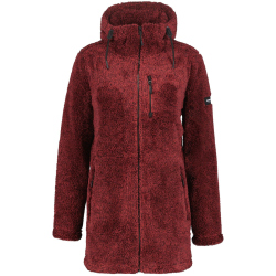ICEPEAK Chelles S8 Teddy Kapuzenjacke Damen 690 - wine S