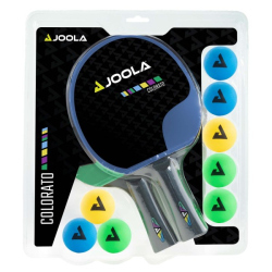 JOOLA Colorato Tischtennisschläger Set 2...