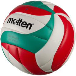 molten Volleyball V4M3000-L weiß/grün/rot 4