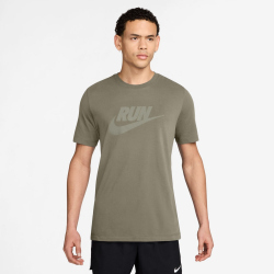 NIKE Dri-FIT Run Swoosh kurzarm Laufshirt Herren