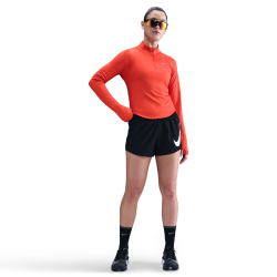 NIKE Tempo Dri-FIT 1/2-Zip langarm Laufshirt Damen