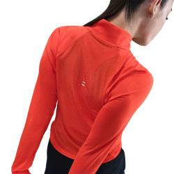NIKE Tempo Dri-FIT 1/2-Zip langarm Laufshirt Damen