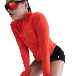 NIKE Tempo Dri-FIT 1/2-Zip langarm Laufshirt Damen