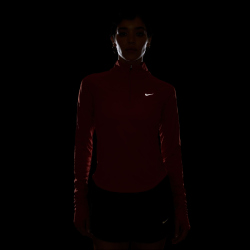 NIKE Tempo Dri-FIT 1/2-Zip langarm Laufshirt Damen