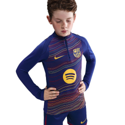 NIKE FC Barcelona Strike Dri-FIT Heim langarm Aufwärmshirt Kinder
