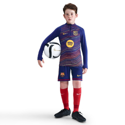 NIKE FC Barcelona Strike Dri-FIT Heim langarm Aufwärmshirt Kinder