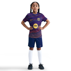 NIKE FC Barcelona Academy Pro Dri-FIT Heim kurzarm Aufwärmshirt Kinder